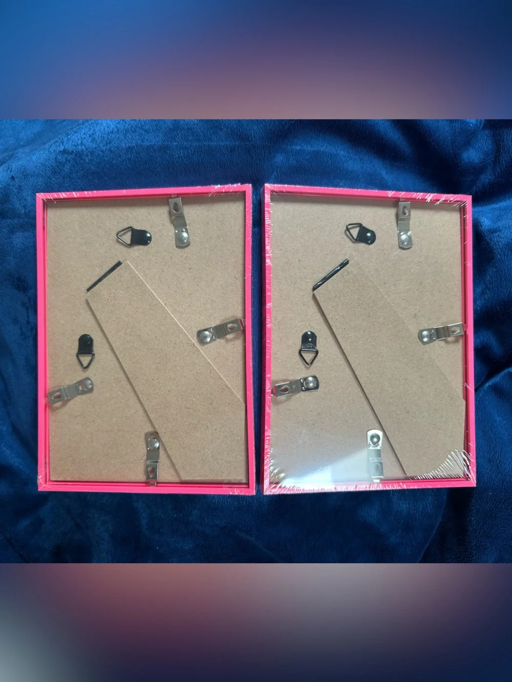Decorative Pink Photo Frames - Set of 2
